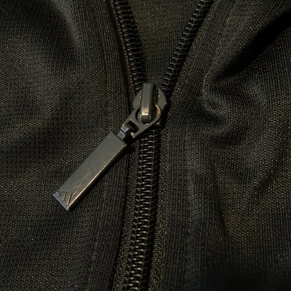 ADIDAS Clima365 Hoodie, Women’s Large, black with 3 light blue stripes. - Picture 6 of 10